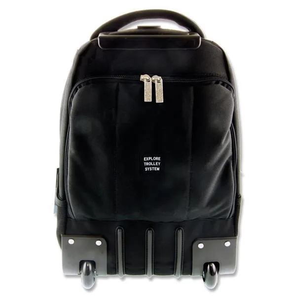 ■ Explore Trolley Backpack - Crystal & Black