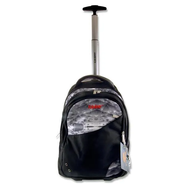 ■ Explore Trolley Backpack - Crystal & Black