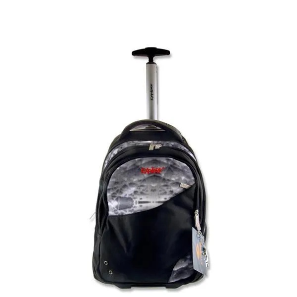 ■ Explore Trolley Backpack - Crystal & Black