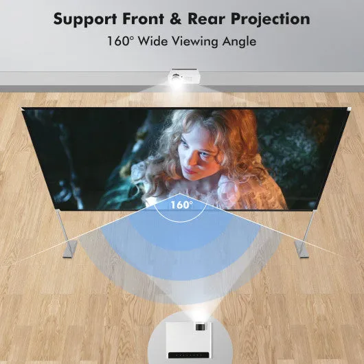 100/120 Inch Portable Projector Screen with Stand and Carry Bag-120 inches