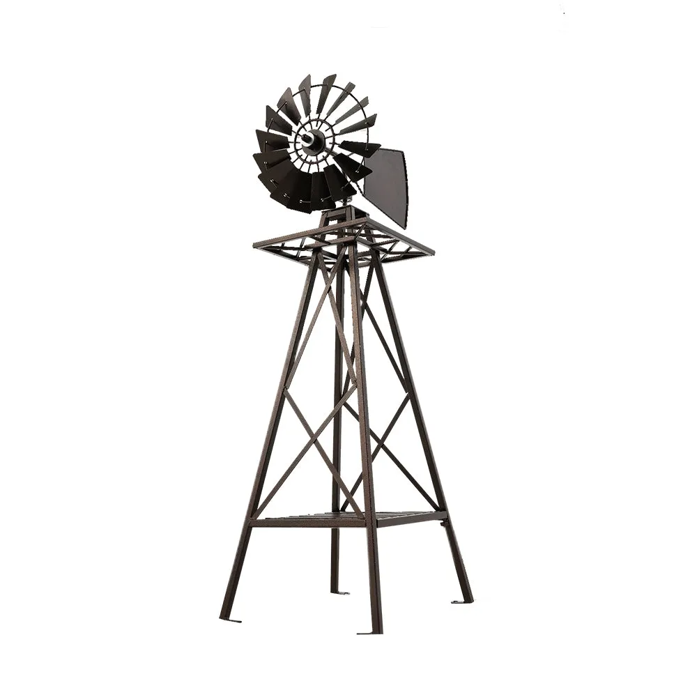 120cm Metal Windmill, Weatherproof, Rust-Proof - Gardeon