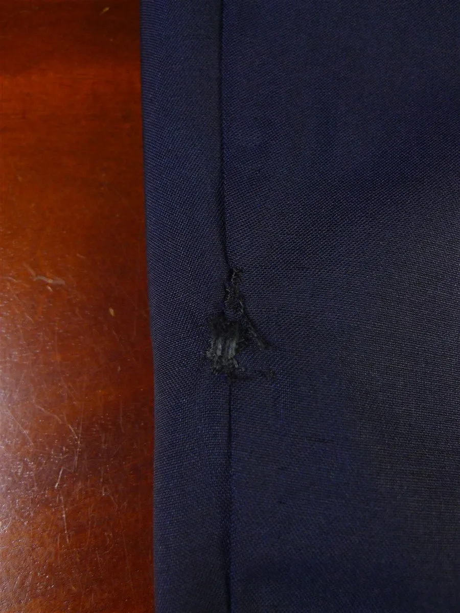 24/0925 anderson & sheppard savile row bespoke navy blue mohair trouser 44