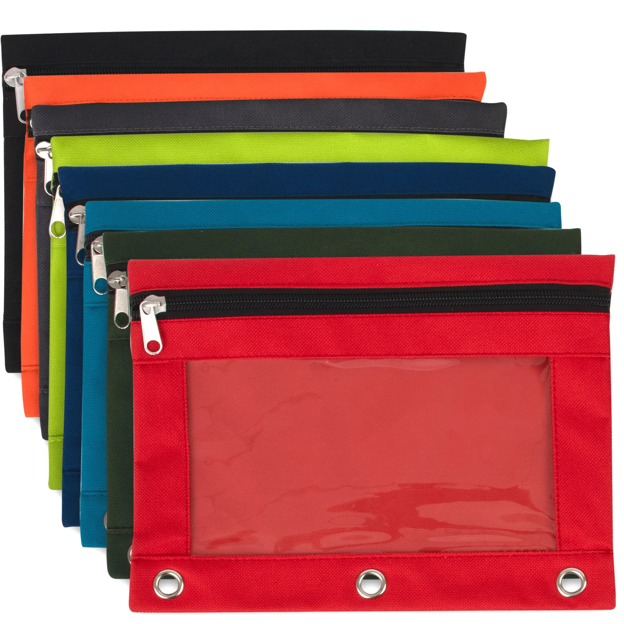 3-Ring Binder Pencil Pouch with Window