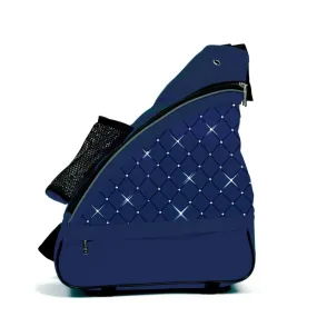 5029 Jerry's Figure Skating Diamond Crystal Shoulder Pack Navy