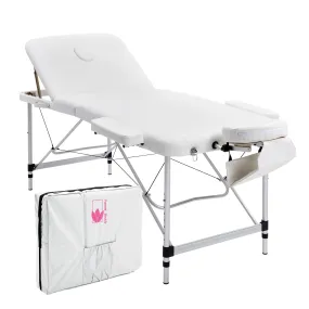 Adjustable Aluminium Portable Massage Table Bed 70cm Set