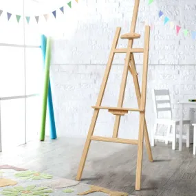 Adjustable Pine Wood Floor Easel, 175cm A-Frame - Artiss