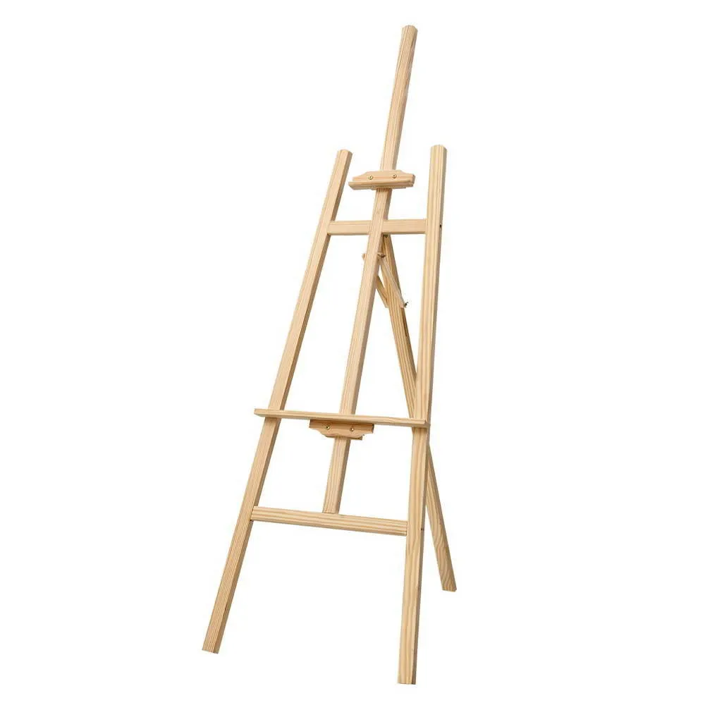 Adjustable Pine Wood Floor Easel, 175cm A-Frame - Artiss