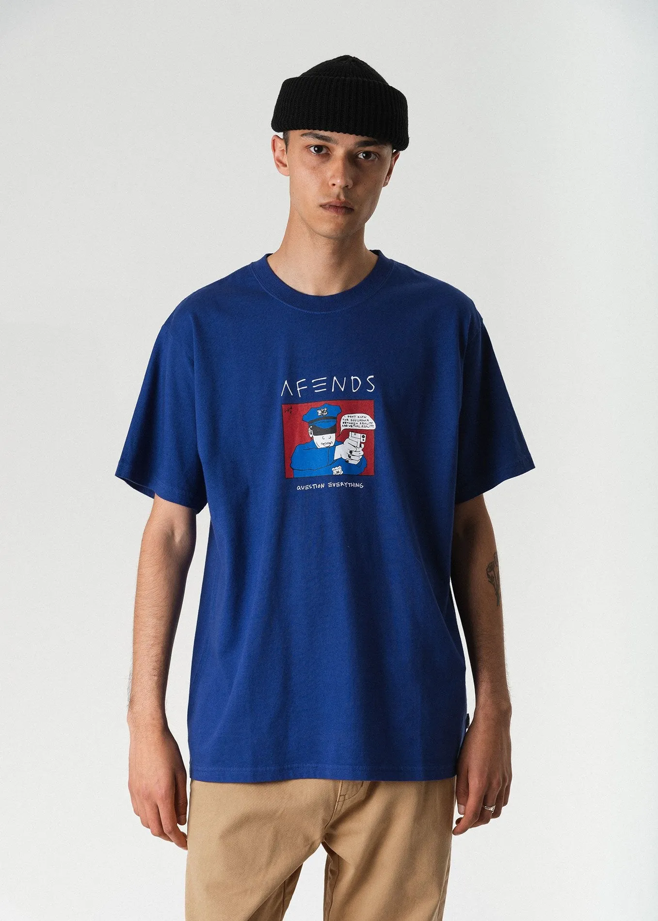 Afends Mens Reality - Retro Fit Tee