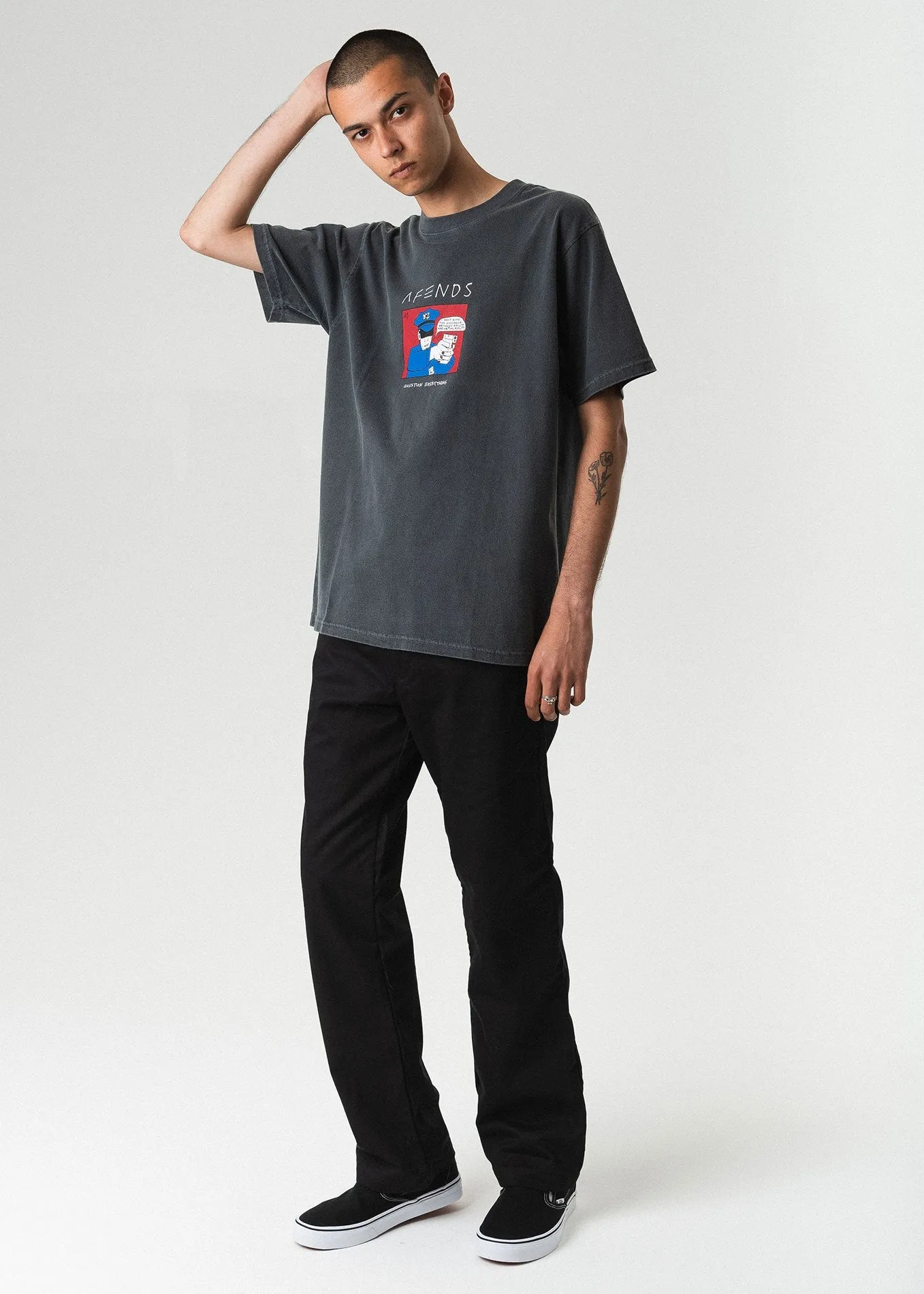 Afends Mens Reality - Retro Fit Tee