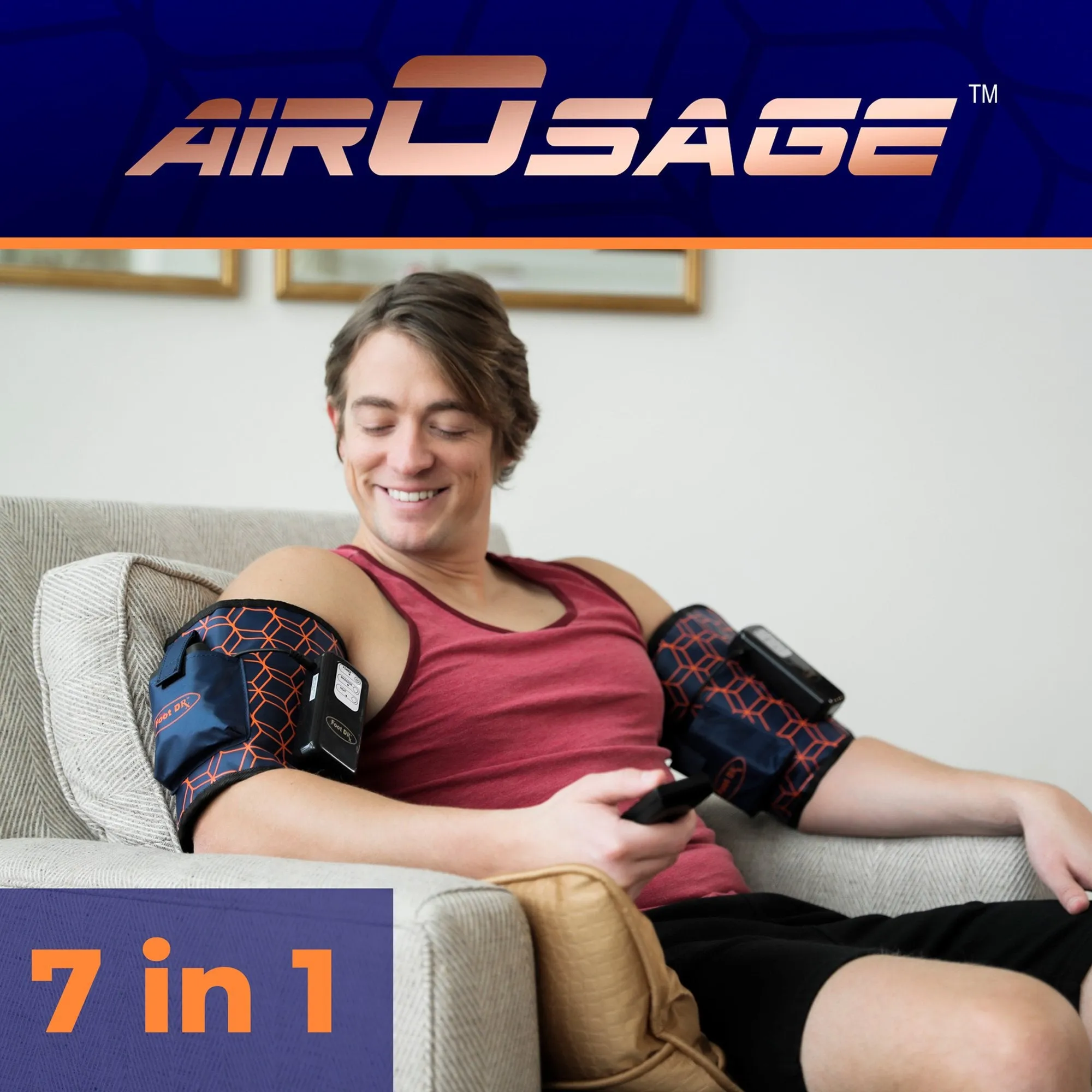 AirOsage Cordless & Portable Air Leg-Arm Massage