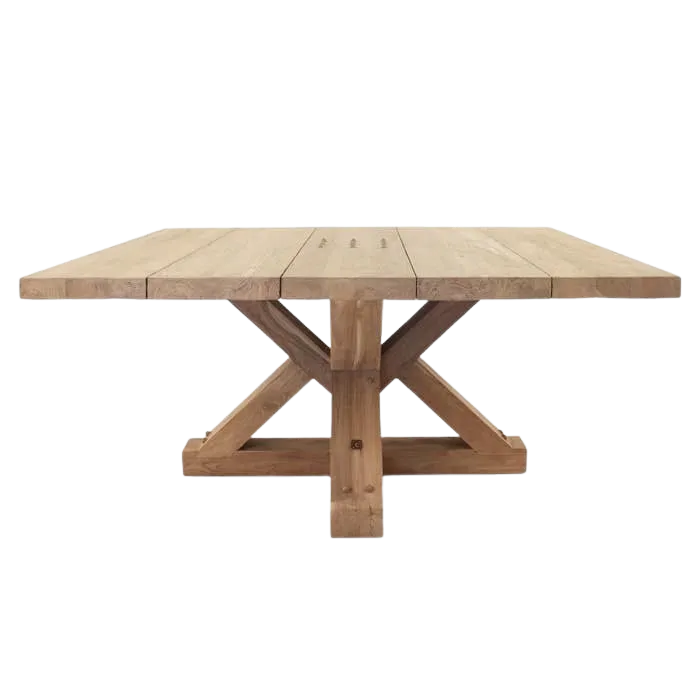 Alex Reclaimed Teak Square Outdoor Dining Table