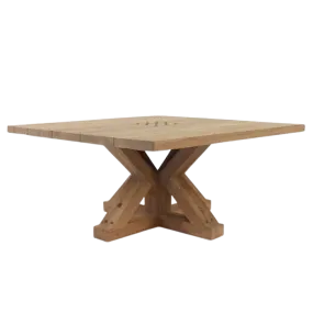 Alex Reclaimed Teak Square Outdoor Dining Table