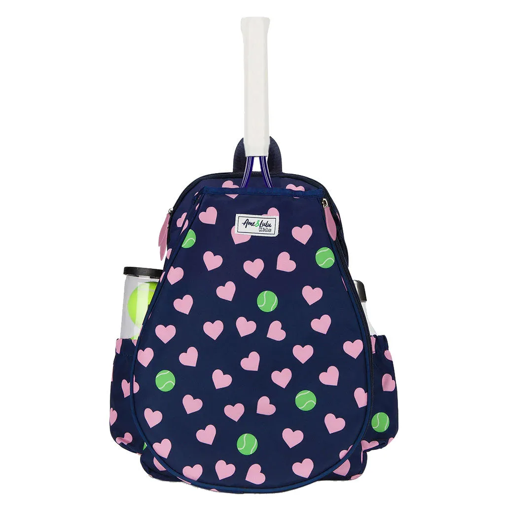 Ame & Lulu Little Love Hearts Tennis Backpack