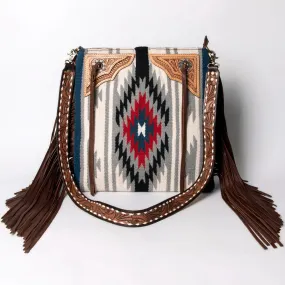 American Darling Conceal Carry Gray/Red Aztec Fringe Bag