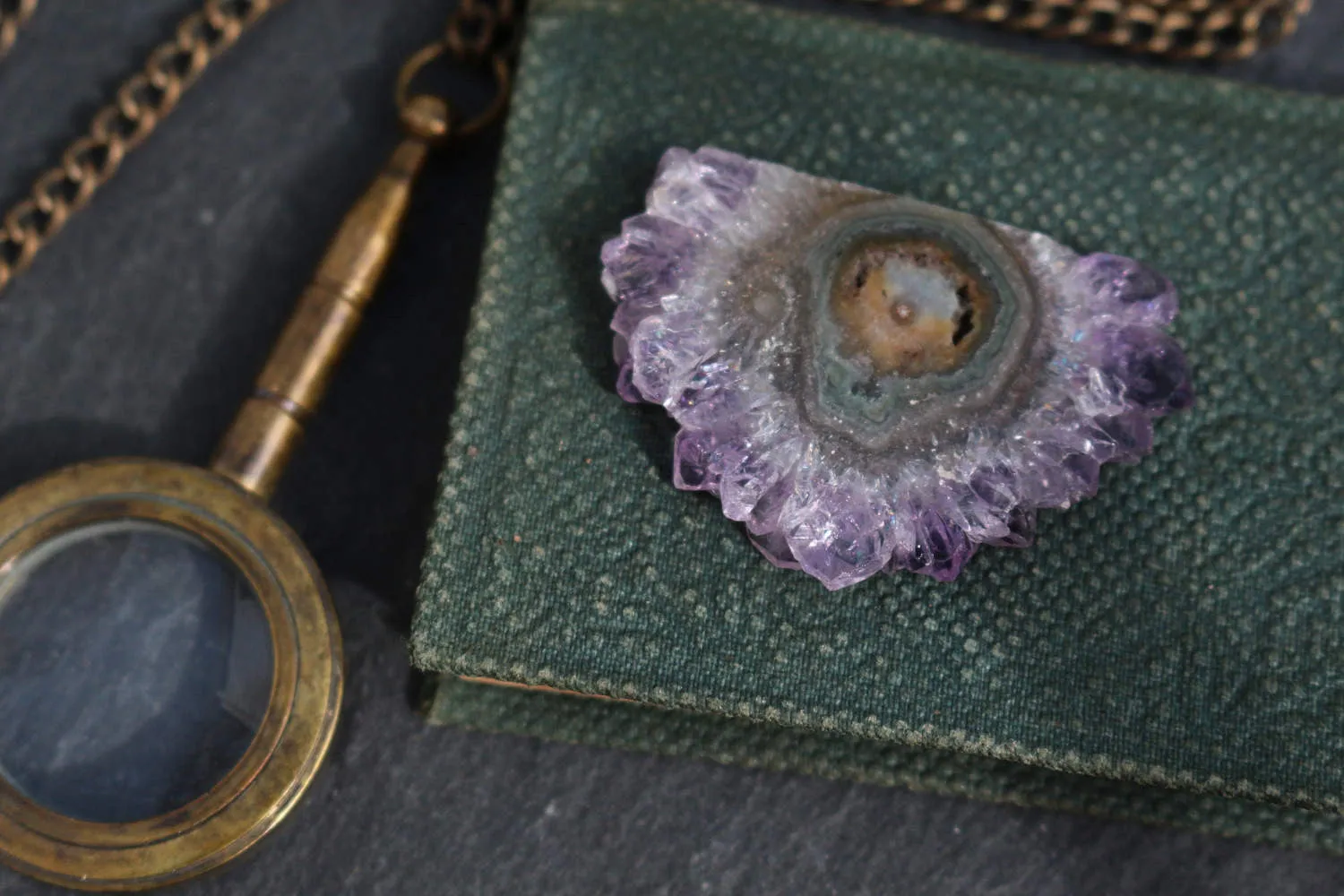 Amethyst Stalactite || Stalactite Slice || Crystal Flower || Amethyst Slice || Raw Amethyst || Druzy Stalactite || Agate Slice || Ornamental