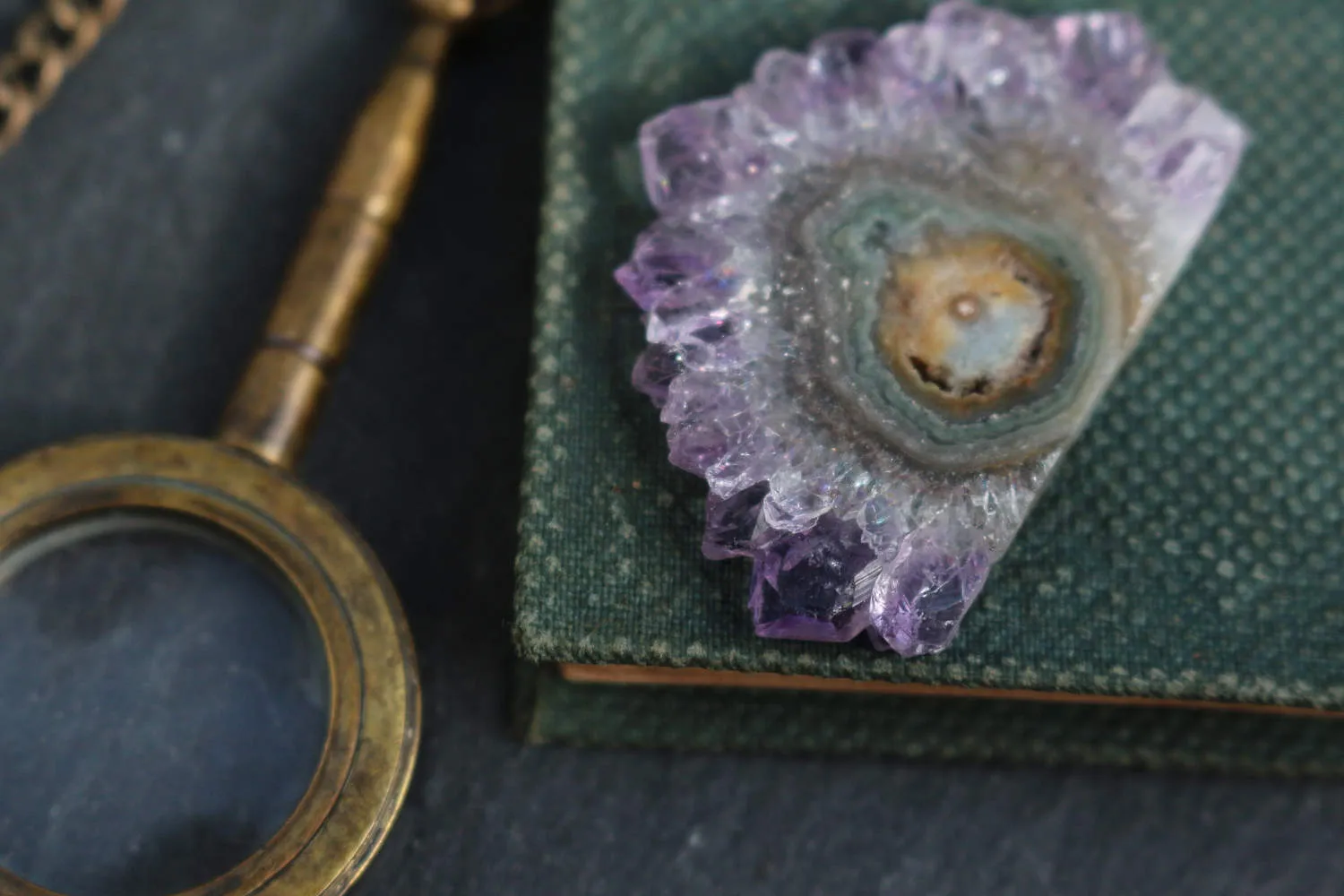 Amethyst Stalactite || Stalactite Slice || Crystal Flower || Amethyst Slice || Raw Amethyst || Druzy Stalactite || Agate Slice || Ornamental