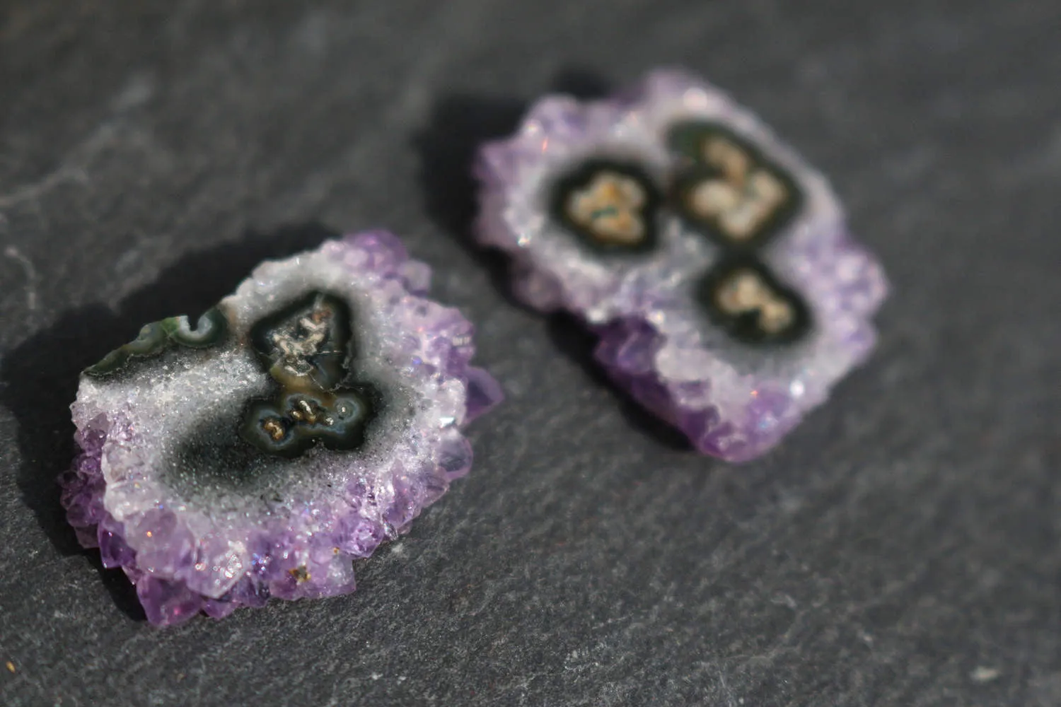 Amethyst Stalactite || Stalactite Slice || Crystal Flower || Amethyst Slice || Raw Amethyst || Druzy Stalactite || Agate Slice || Ornamental