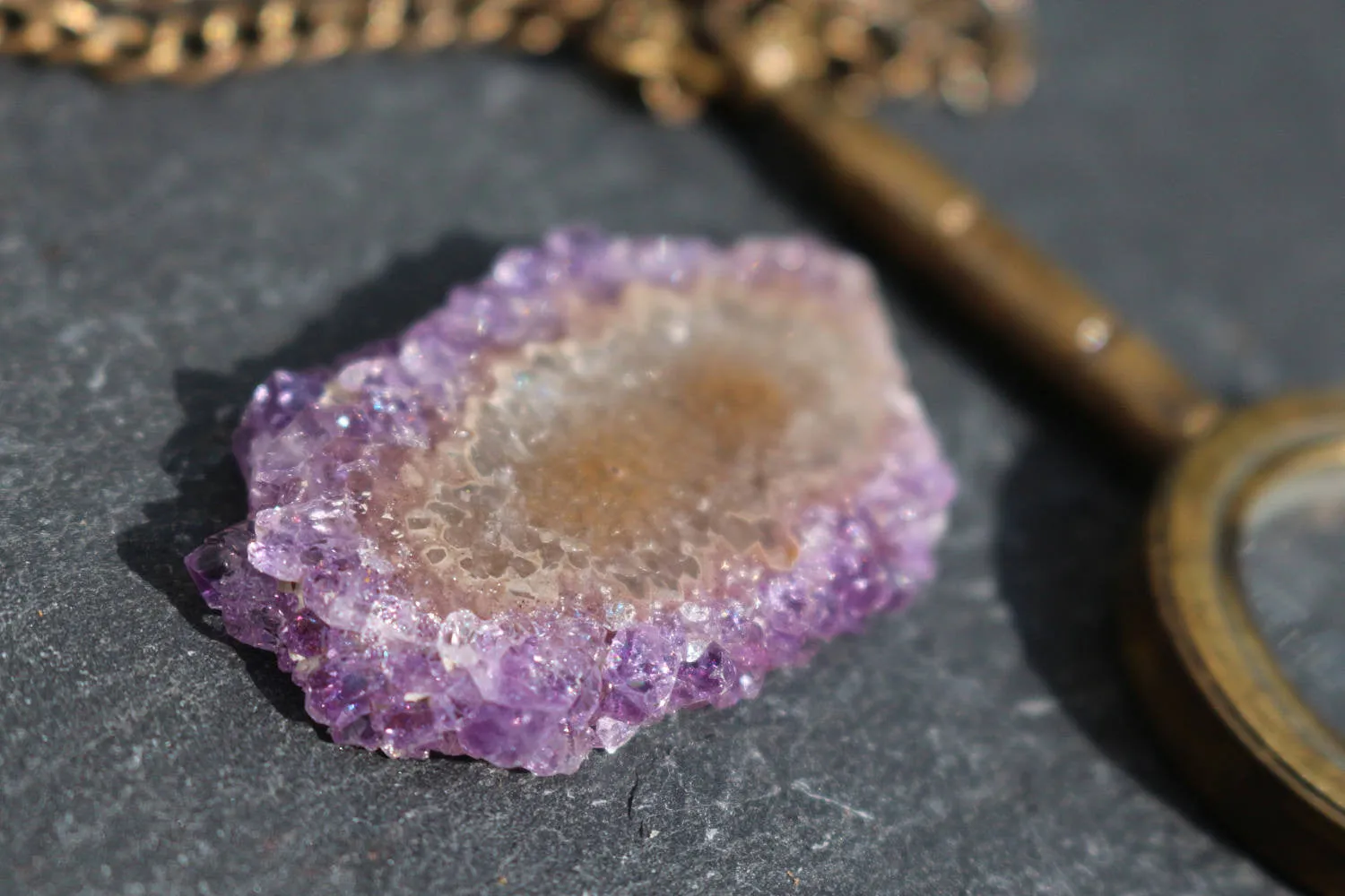 Amethyst Stalactite || Stalactite Slice || Crystal Flower || Amethyst Slice || Raw Amethyst || Druzy Stalactite || Agate Slice || Ornamental