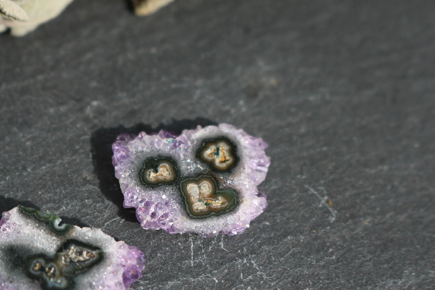 Amethyst Stalactite || Stalactite Slice || Crystal Flower || Amethyst Slice || Raw Amethyst || Druzy Stalactite || Agate Slice || Ornamental