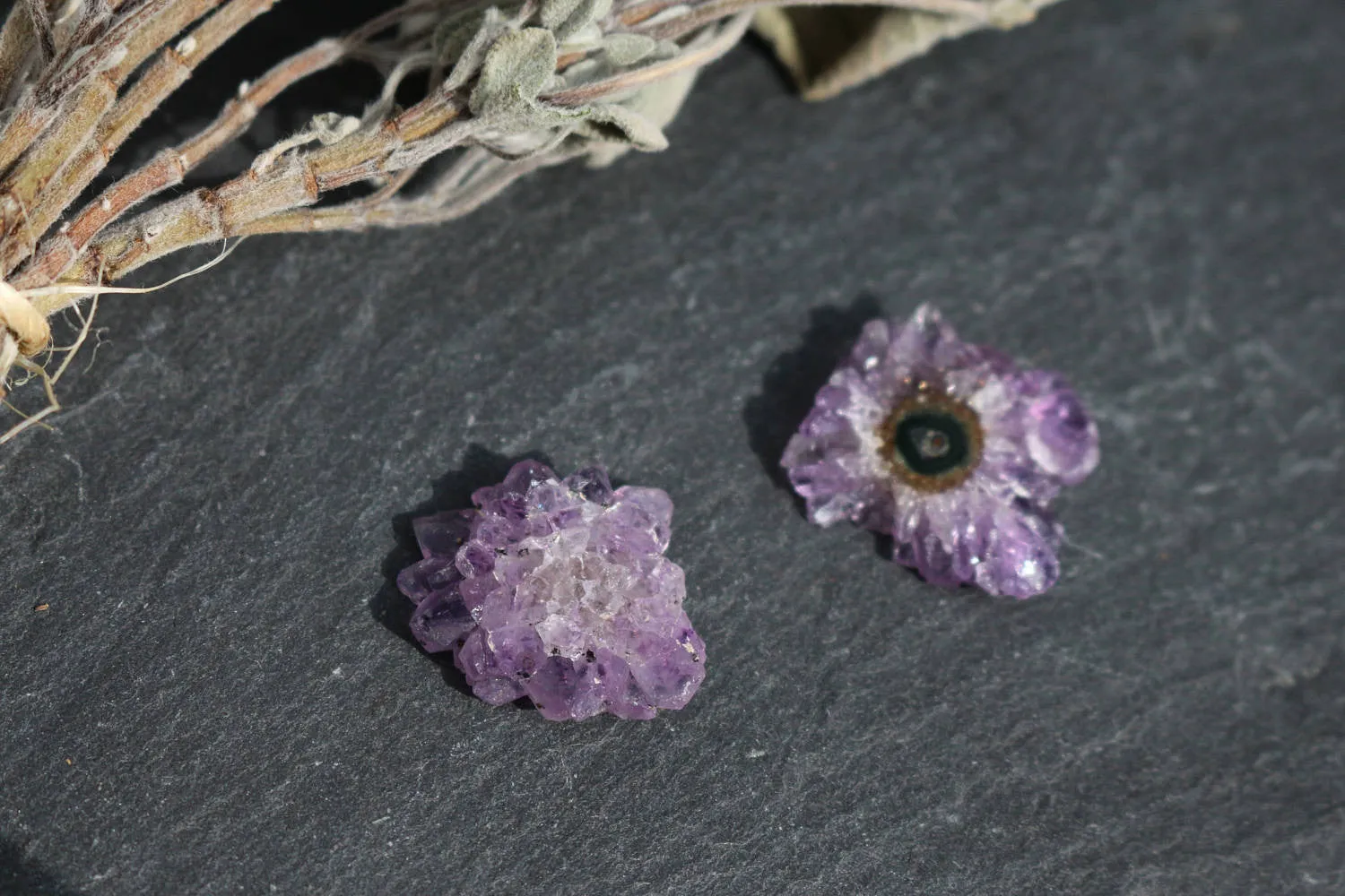 Amethyst Stalactite || Stalactite Slice || Crystal Flower || Amethyst Slice || Raw Amethyst || Druzy Stalactite || Agate Slice || Ornamental