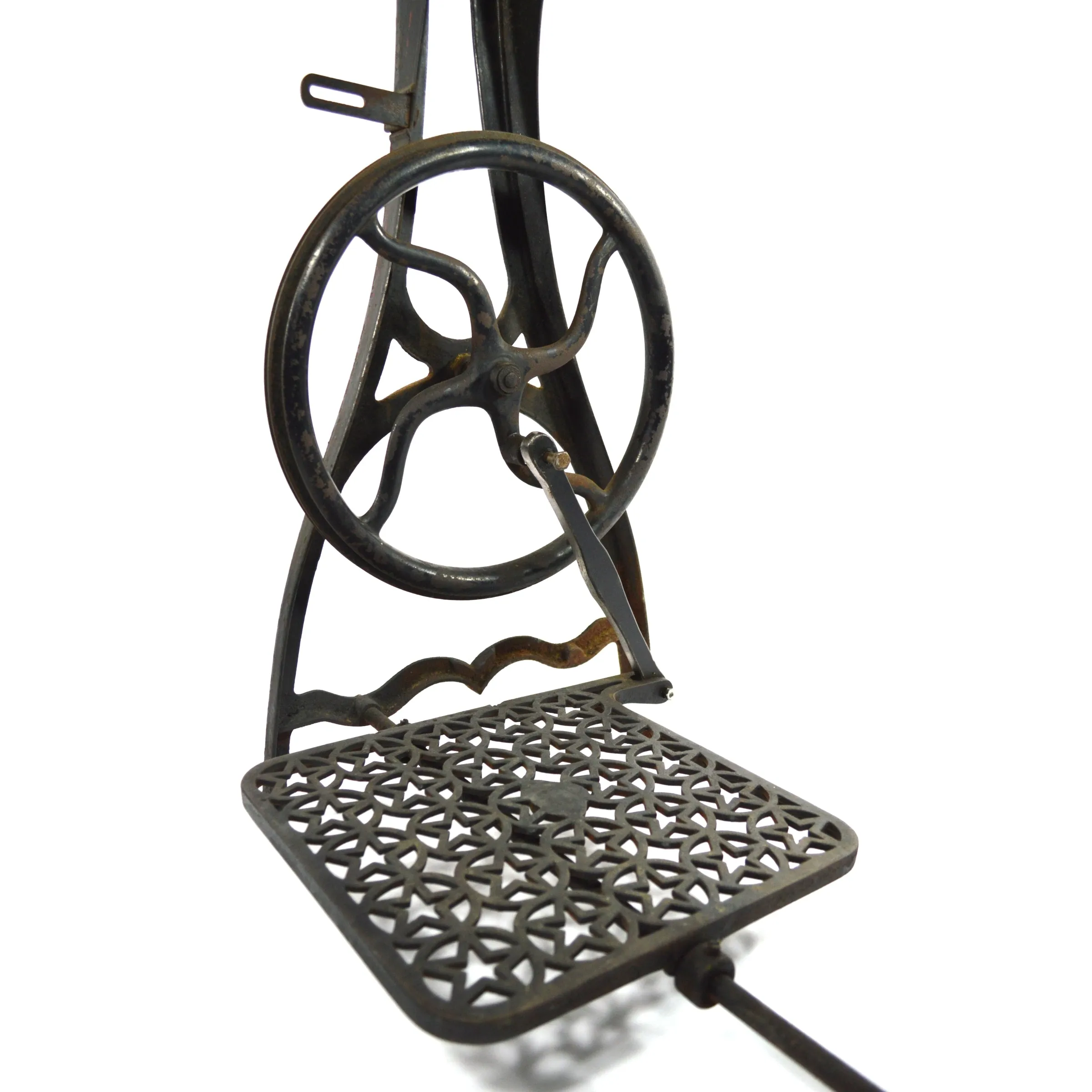 Antique MILLERS FALLS/GOODELL "COMPANION TREADLE LATHE" Foot Pedal Operated RARE