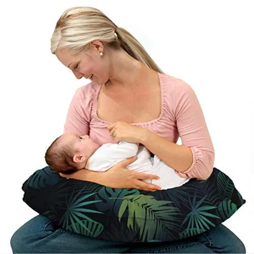 Baby Feeding Pillow with Detachable Cover, Green