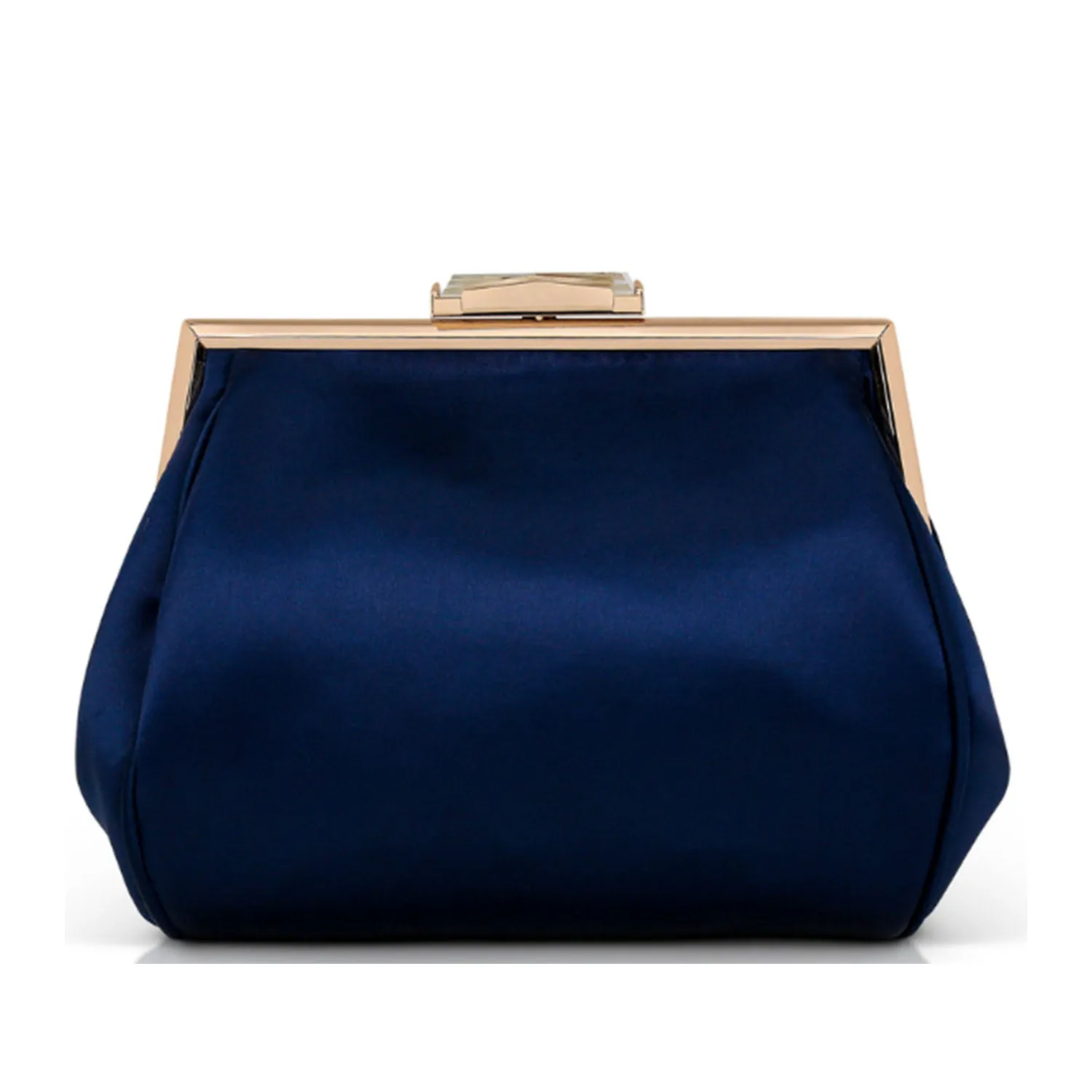 Badgley Mischka Women's Bevel Frame Clutch in Navy