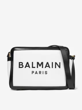 Balmain Baby Logo Changing Bag in White