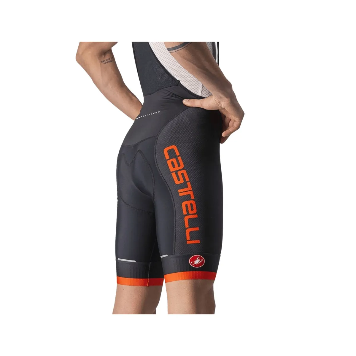 Bib short Castelli Competizione Kit Bibshort Black Red