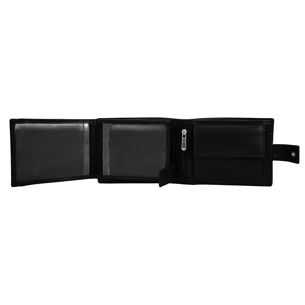 Bifold Leather Wallet Grace Black