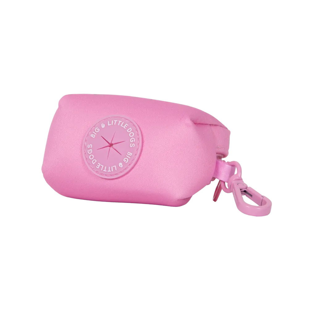 Big & Little Dogs Poop Bag Holder - Pink