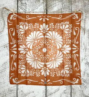 Bonita Bandana Muted Orange~ Shorty Wild Rag