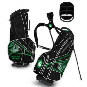 Boston Celtics WinCraft "Grid Iron III" 6-Way Stand Golf Bag