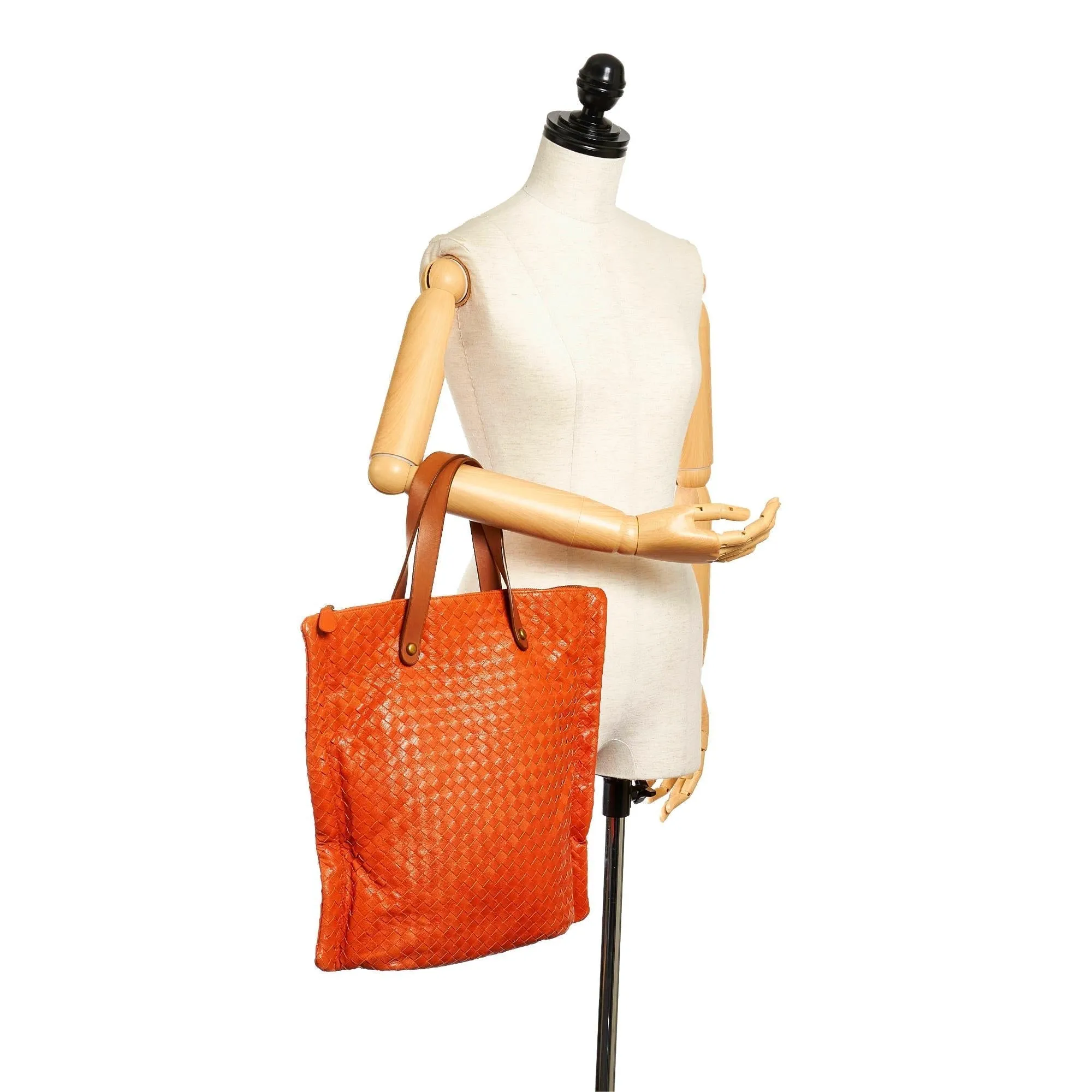 Bottega Veneta Intrecciato Leather Tote Bag (SHG-32434)