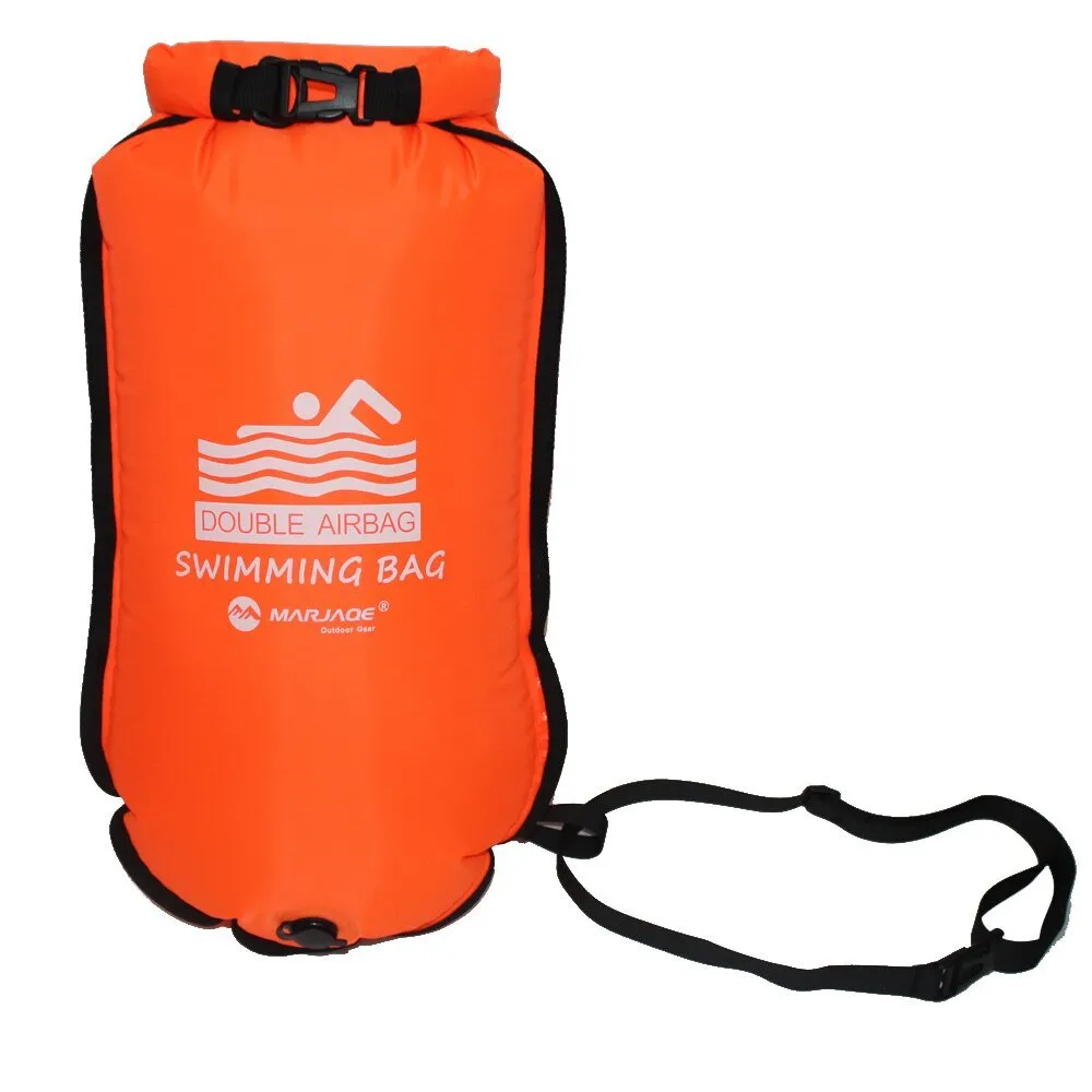 Buoy Bag - Safety Float and Drybag for Open Water Swimmers, Triathletes, Kayakers and Snorkelers