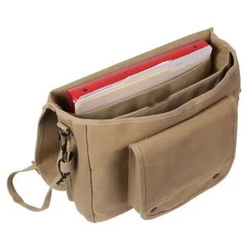 Canvas Israeli Paratrooper Messenger Shoulder Bag