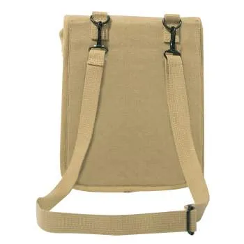 Canvas Map Case Messenger Shoulder Bag