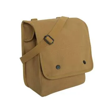 Canvas Map Case Messenger Shoulder Bag