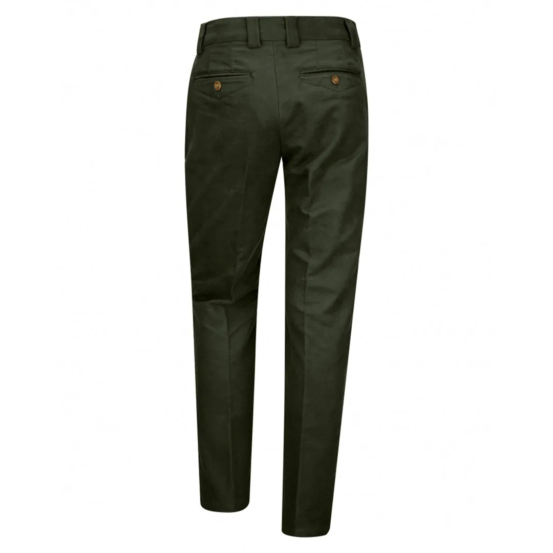 Carrick Stretch Technical Moleskin Trousers  - Olive by Hoggs of Fife