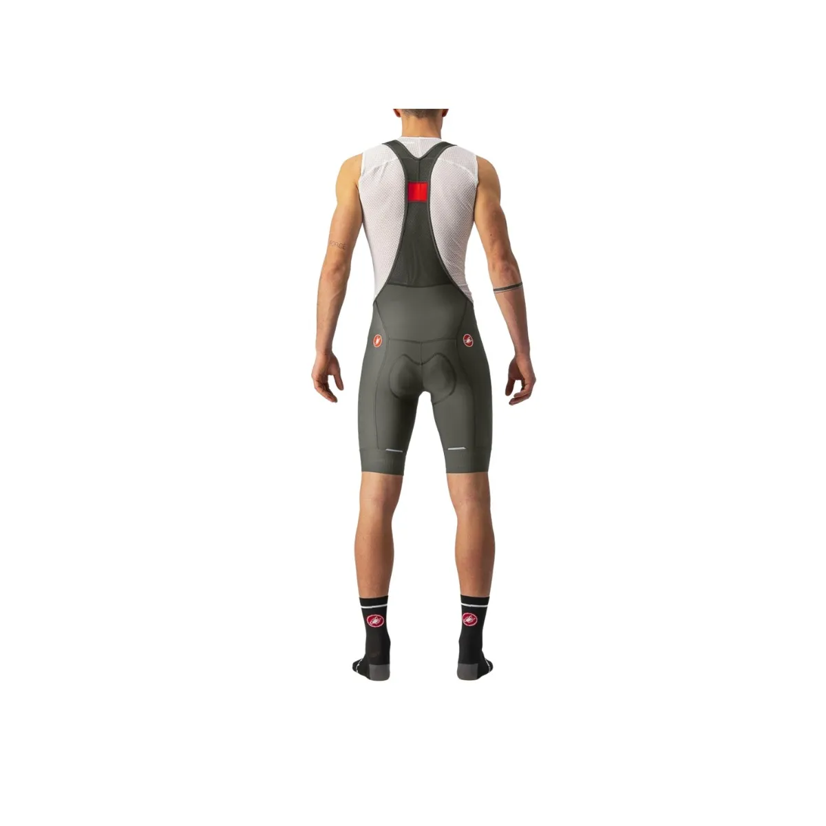 Castelli Competizione Bib Short Green Red