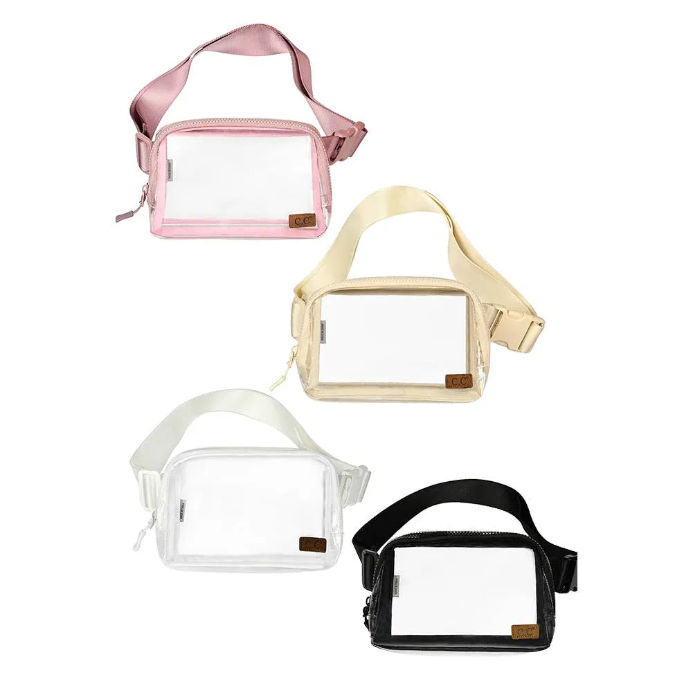 C.C Clear Stadium Belt Bag