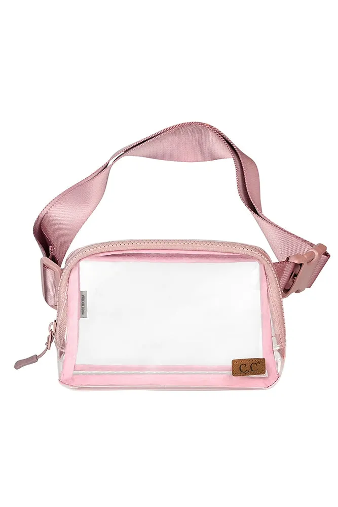 C.C Clear Stadium Belt Bag