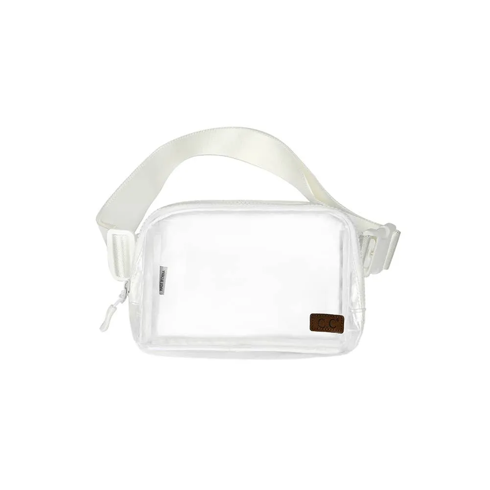 C.C Clear Stadium Belt Bag