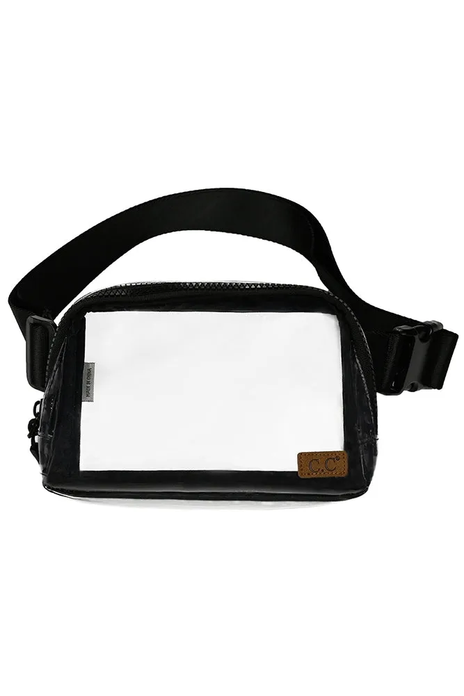 C.C Clear Stadium Belt Bag