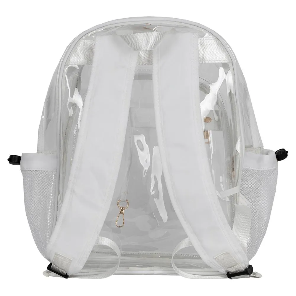 Clear Backpack White