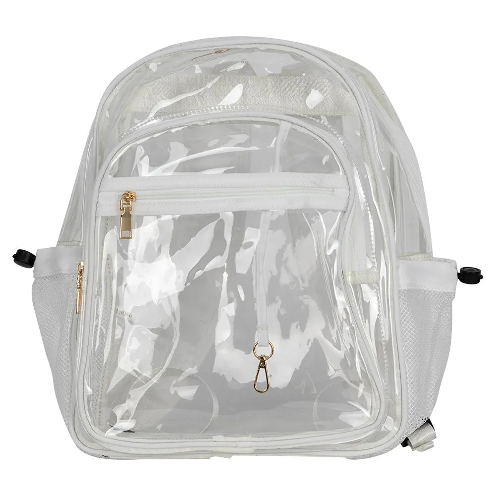 Clear Backpack White