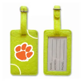 Clemson Tigers Tennis Luggage Tag