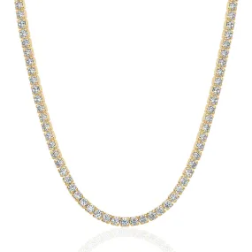 Club Rochelier 5A Cubic Zirconia Minimalist Tennis Necklace