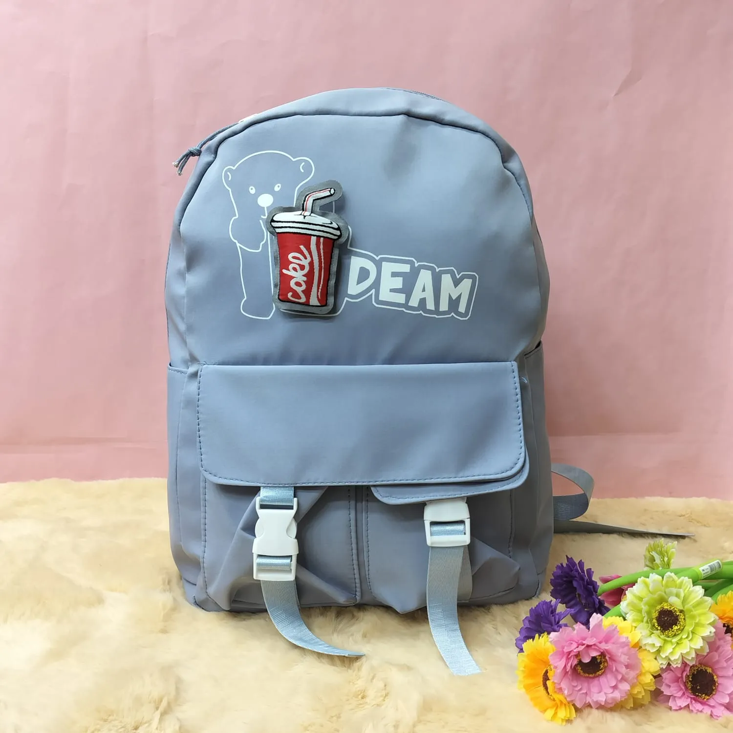 Coke Bear Theme Fancy Backpack