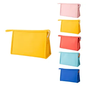 Cosmetic bag women's candy color skin care product storage bag portable handheld travel toiletry